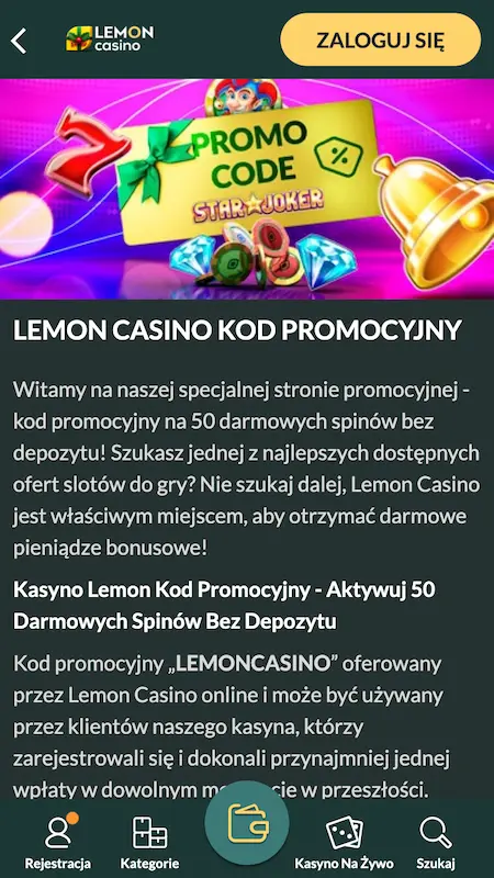 Lemon Casino фриспины