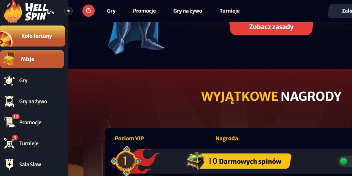 Бездепозитный Фриспин Hell Spin