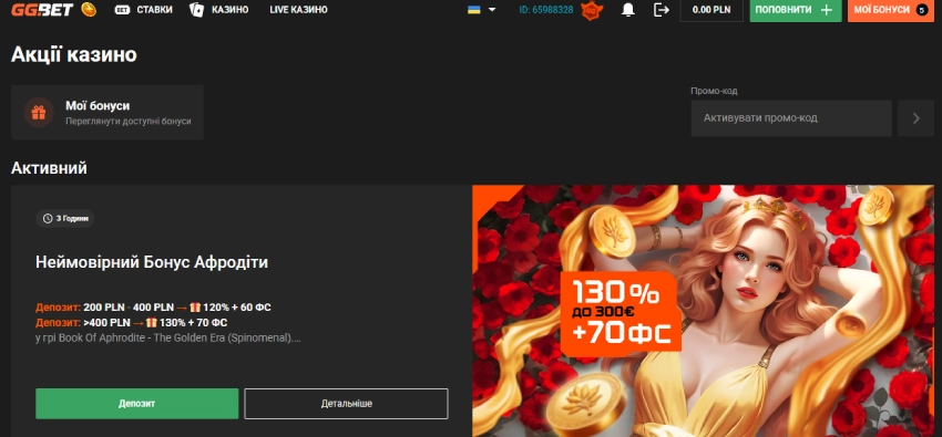 Новые Фриспины GGbet